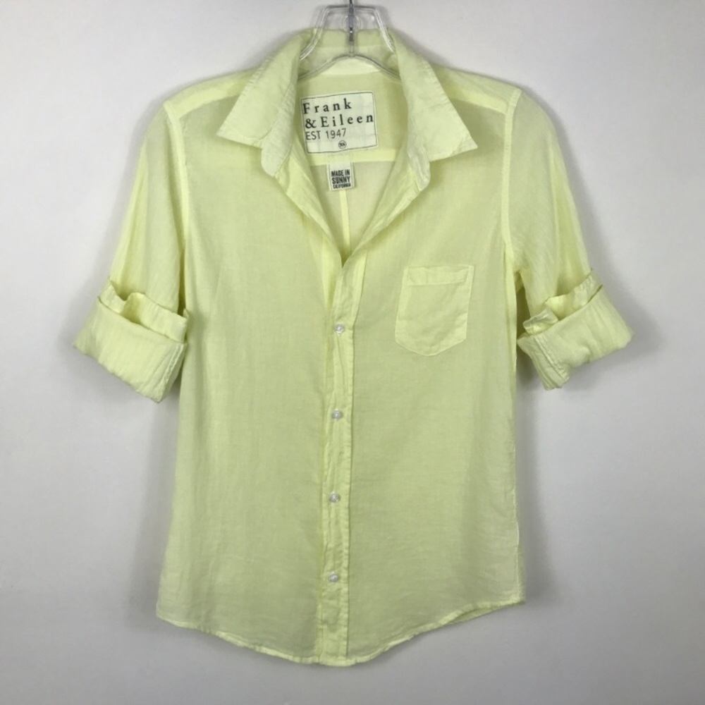 Frank & Eileen XS Barry Shirt Yellow